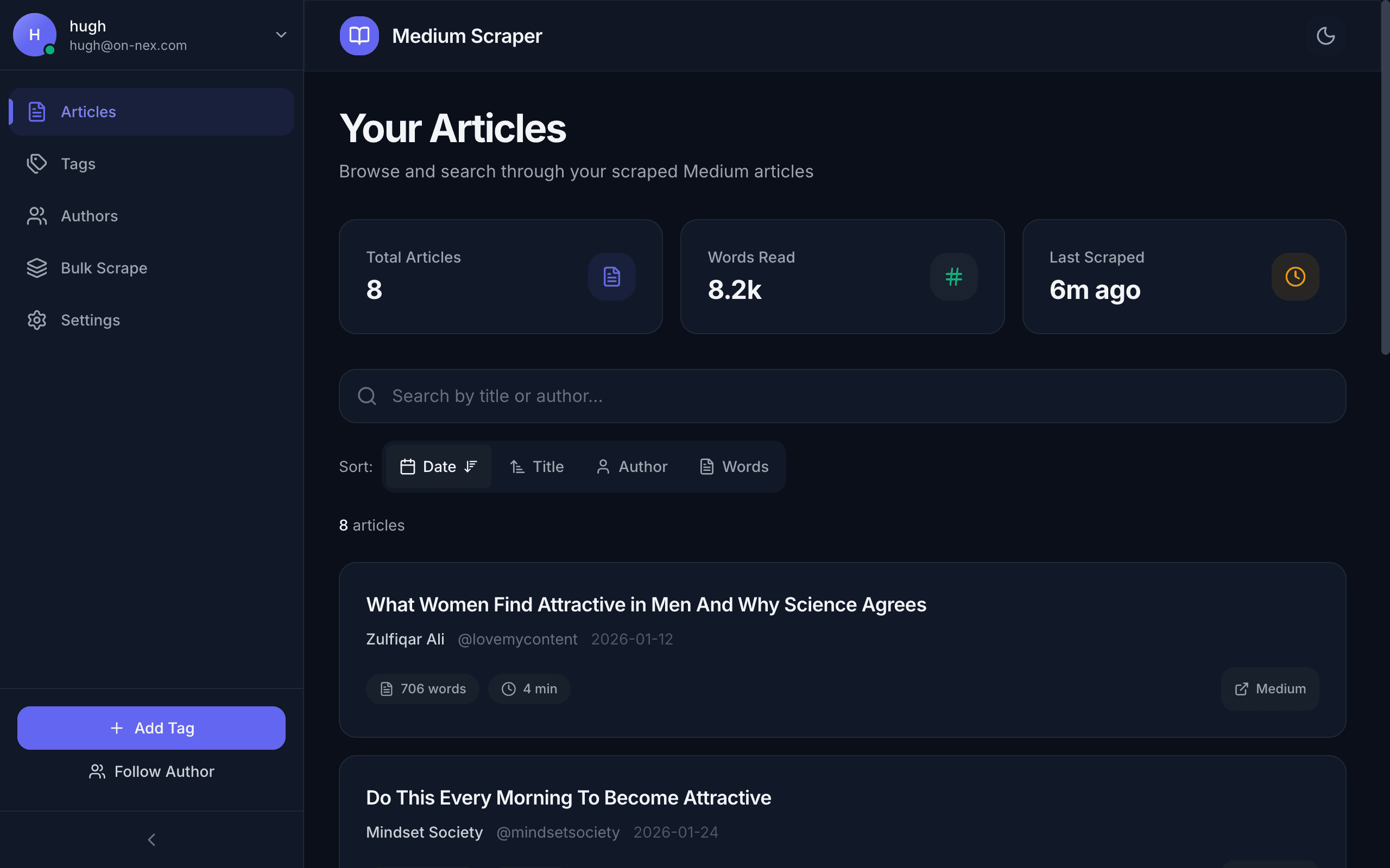 Medium Content Archival System